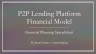 Lending as a Service (LaaS): Running and Exit Financial Excel Model - 10 Year
