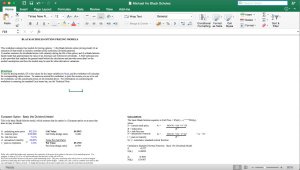 Black-Scholes Option Pricing Models