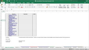 Merger Model - Consolidation of Two Companies