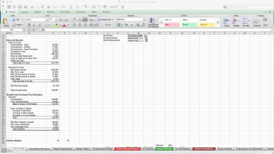 How to combine two standalone excel models to create a Merger Model