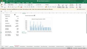 Hydro Excel Model - with Commodity Price Risk and Monte Carlo Simulation