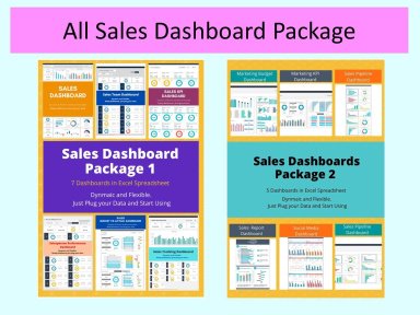 All Sales Dashboards Package