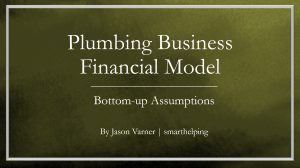 Plumbing Business 10 Year Financial Simulation