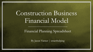 Construction Business Scaling Financial Model - 10 Year