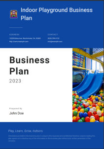 Indoor playground business plan
