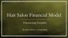 Hair Salon - 10 Year Excel Financial Model