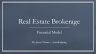 Real Estate Brokerage Economic Analysis / Forecasting Template in Excel