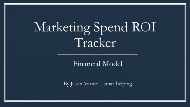 Marketing ROI - Recurring and/or Irregular Revenues Excel Model Template