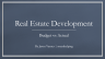 Real Estate Development Budgeting - Advanced