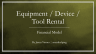 Tangible Good Rental Business: 5-Year Startup Financial Model / DCF Analysis