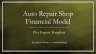 Auto Repair Services and Tire Shop: DCF Analysis