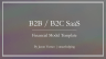 Enterprise SaaS Financial Model - Up to 3 Contract Configurations