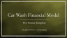 Car Wash Model - Includes Seasonality