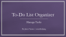 Pro To-Do List Tracker - Recurring