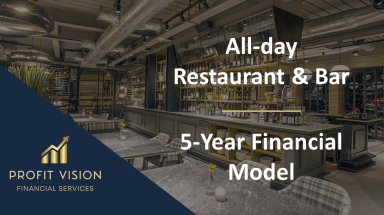 All-day Restaurant & Bar – 5 Year Financial Model