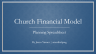Religious Organization 5-Year Financial Planner