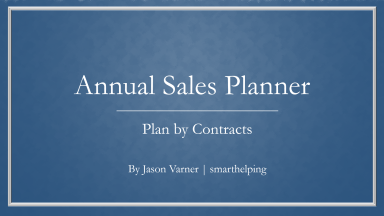 Sales Gap Planner - Annual