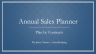Sales Gap Planner - Annual