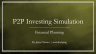 Lending Model for Peer-to-Peer Platform Participation