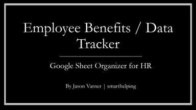 HR Manager: Google Sheets Tool