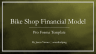 Bike Shop Startup Financial Model