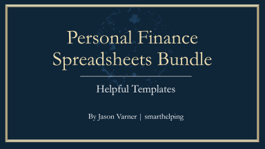 Personal Finance Template Bundle