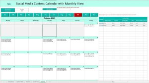 Social Media Content Calendar - Demo