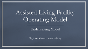 Assisted Living / Nursing Home 10-Year Startup Financial Model