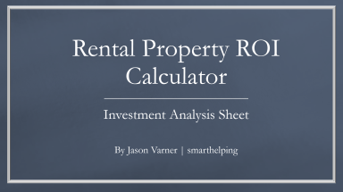 Rental Property ROI Calculator