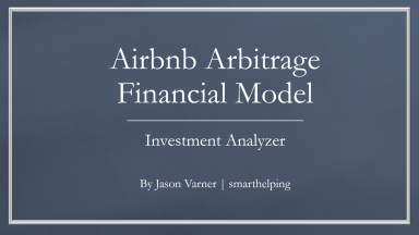 Airbnb Arbitrage Financial Planning Tool
