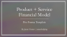 Product with a Subscription Addon Forecasting Model