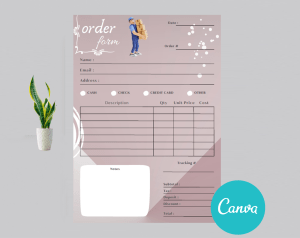 Order Form Planner