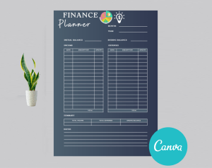 Monthly Finance Planner