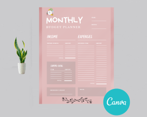 Monthly Budget Template