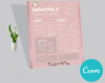 Monthly Budget Template