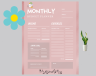 Monthly Budget Template