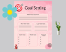 Goal Setting Planner