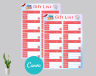 Gift List Planner
