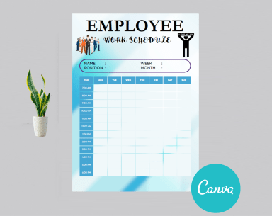Employee Work Schedule Planner
