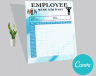 Employee Work Schedule Planner