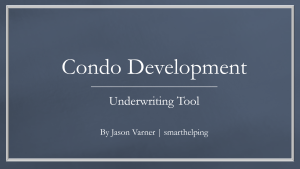 Advanced Condo Development ROI Predictor