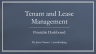 Tenant Management Template for Monthly Reporting