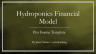 Hydroponics: Unit Economics Analysis Model