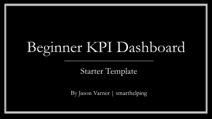 KPI Tracking Excel Template
