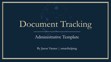 Document / Project Tracking Template