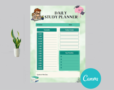 Daily Study Planner