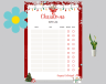 Christmas Gift List planner