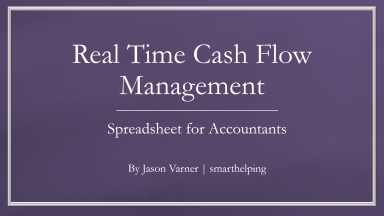Real Time Cash Flow Manager