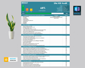 HSE Audit Checklist Template