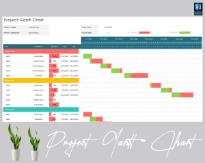Project Gantt Chart Template